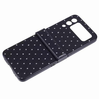 For Samsung Galaxy Z Flip3 5G Case Leather + PC Hinge Protection Phone Cover Sparkle