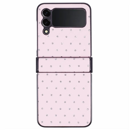 For Samsung Galaxy Z Flip3 5G Case Leather + PC Hinge Protection Phone Cover Sparkle