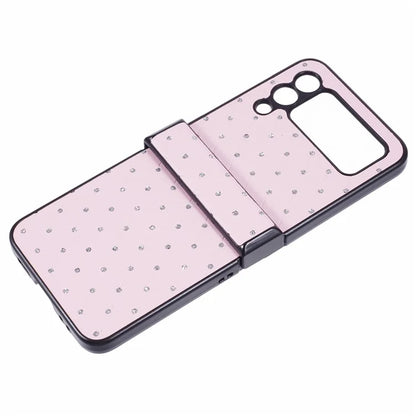 For Samsung Galaxy Z Flip3 5G Case Leather + PC Hinge Protection Phone Cover Sparkle