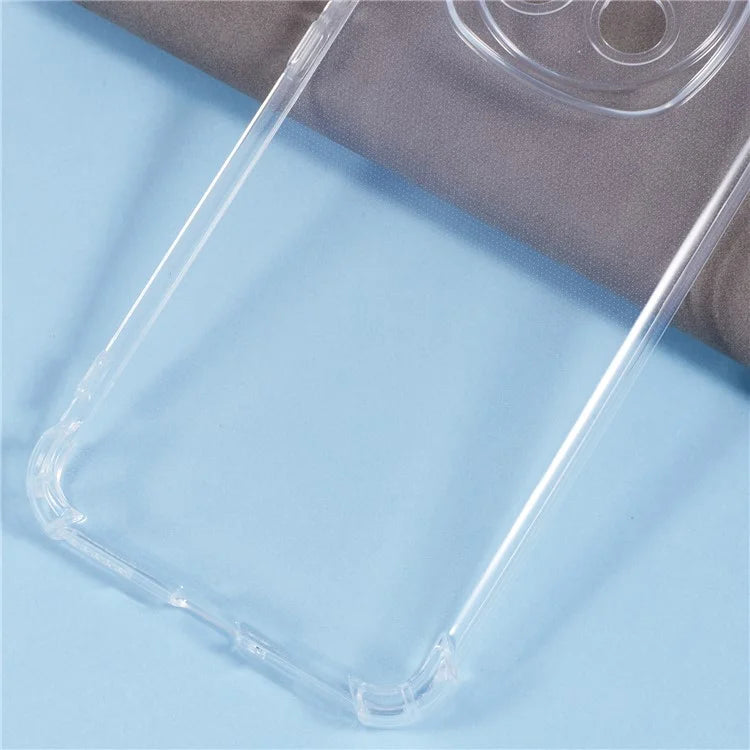 For Honor Magic6 5G Clear Soft TPU Phone Cover Four Corner Reinforced Protective
