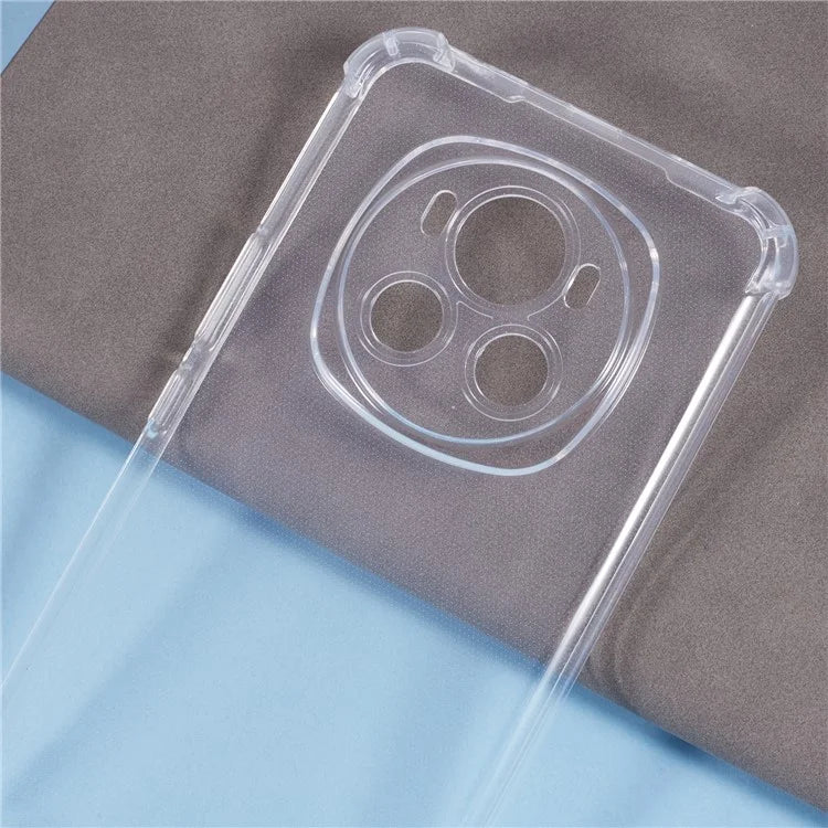 For Honor Magic6 5G Clear Soft TPU Phone Cover Four Corner Reinforced Protective