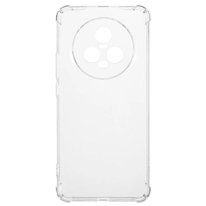 For Honor Magic5 Clear Case Four Corner Reinforced Protective Soft TPU Phone Cover