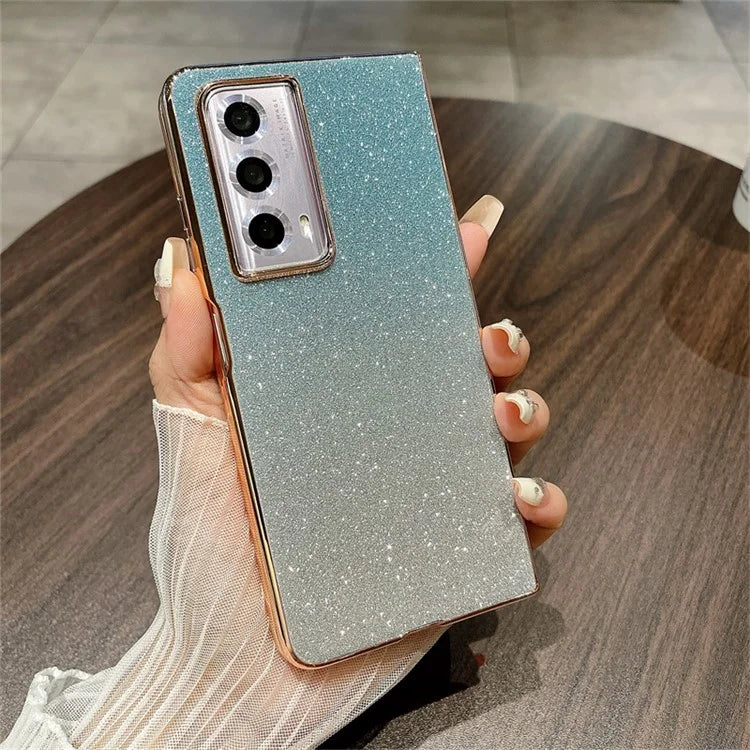 For Honor Magic Vs2 5G Case Sparkling Glitter Hard PC Phone Cover