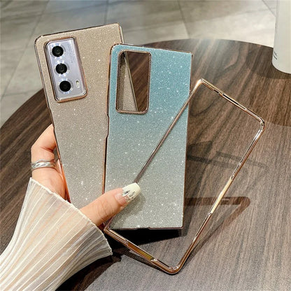 For Honor Magic Vs2 5G Case Sparkling Glitter Hard PC Phone Cover