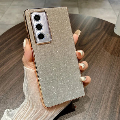 For Honor Magic Vs2 5G Case Sparkling Glitter Hard PC Phone Cover