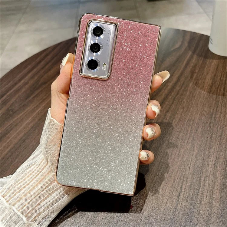 For Honor Magic Vs2 5G Case Sparkling Glitter Hard PC Phone Cover