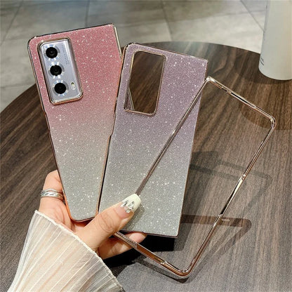 For Honor Magic Vs2 5G Case Sparkling Glitter Hard PC Phone Cover