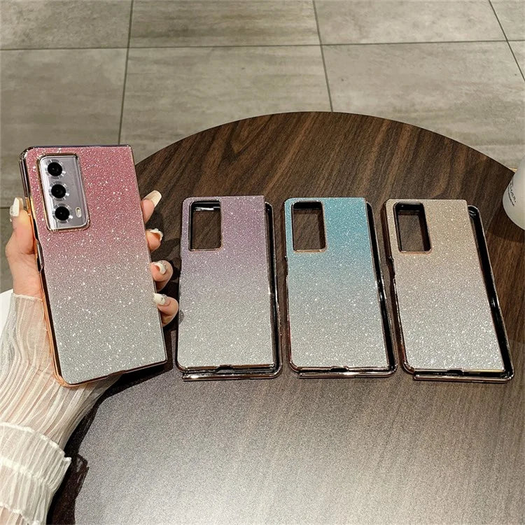 For Honor Magic Vs2 5G Case Sparkling Glitter Hard PC Phone Cover