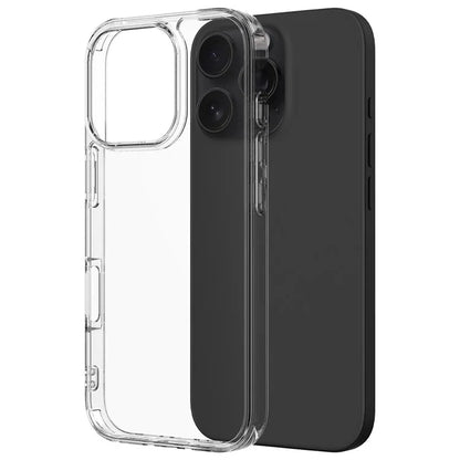 For iPhone 16 Pro Max Clear Case Shockproof Acrylic + TPU Phone Cover