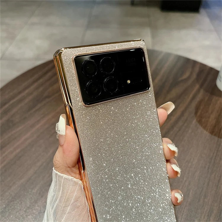 For Xiaomi Mix Fold 3 5G Case Bling Glitter Shockproof Hard PC Phone Cover
