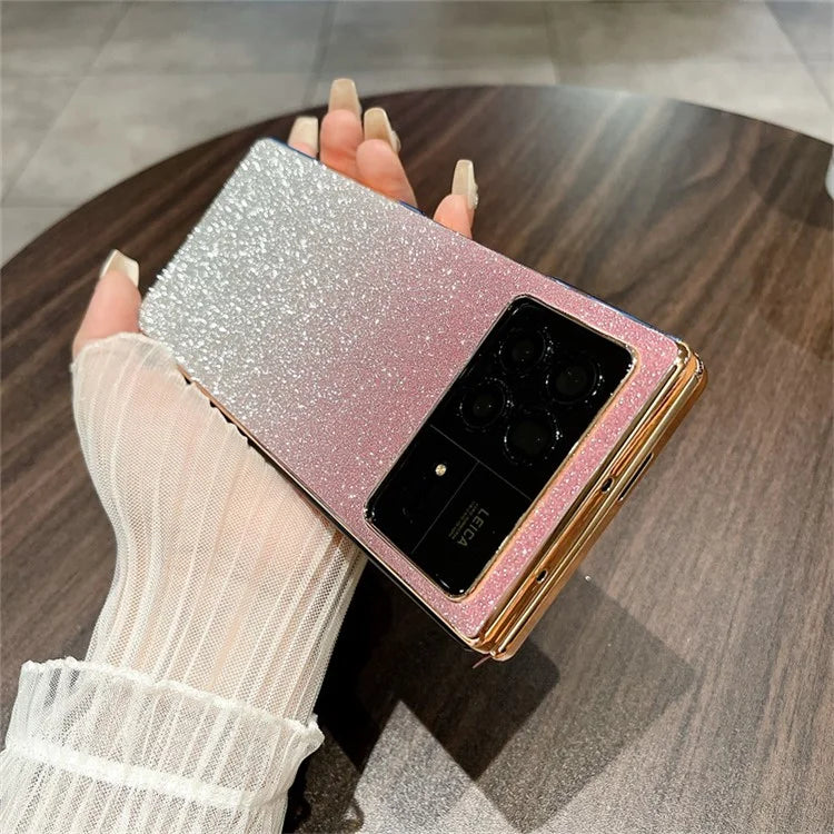For Xiaomi Mix Fold 3 5G Case Bling Glitter Shockproof Hard PC Phone Cover