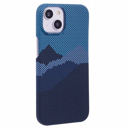 For iPhone 13 Case Stylish Pattern Luminous Anti-Drop PC Phone Cover