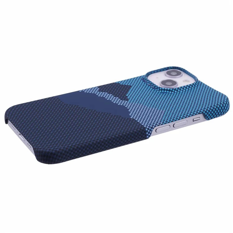For iPhone 13 Case Stylish Pattern Luminous Anti-Drop PC Phone Cover
