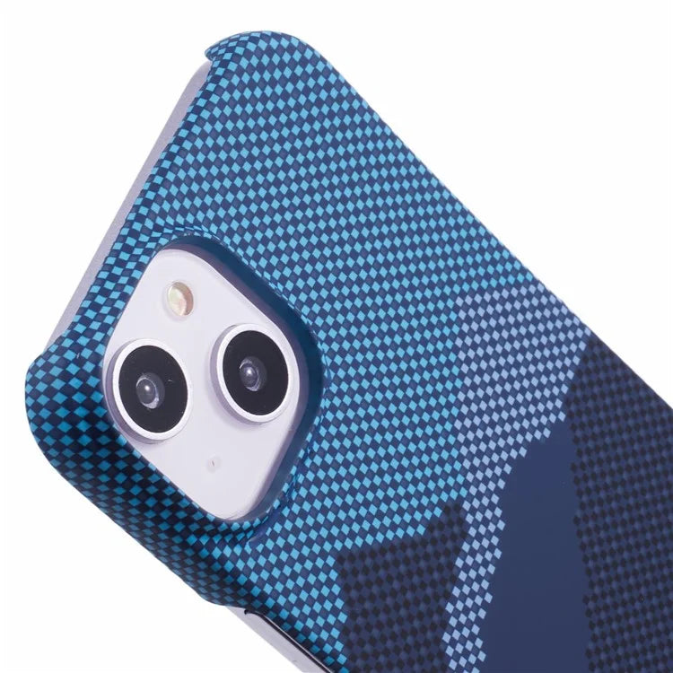 For iPhone 13 Case Stylish Pattern Luminous Anti-Drop PC Phone Cover