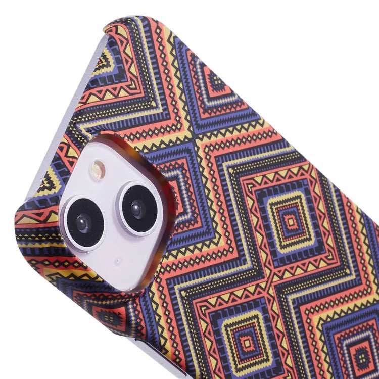 For iPhone 13 Case Stylish Pattern Luminous Anti-Drop PC Phone Cover