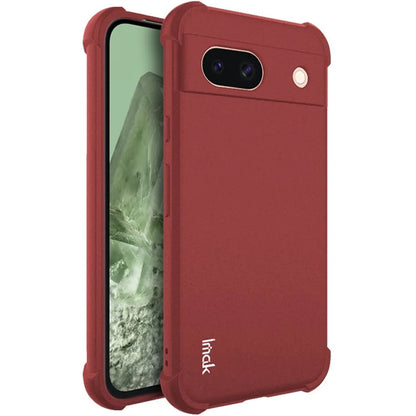 IMAK For Google Pixel 8a Case Reinforced Corners Matte TPU Phone Cover
