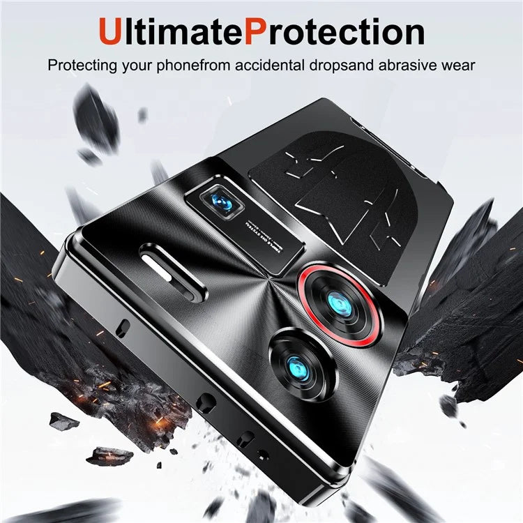 For ZTE nubia Z60 Ultra Case Aluminium Alloy+PC Phone Cover Graphene Heat Dissipation