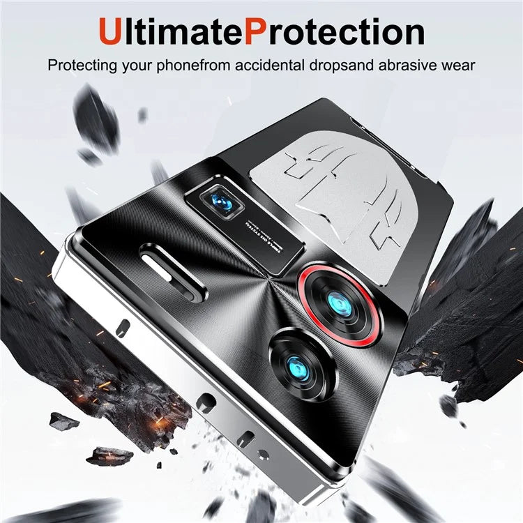 For ZTE nubia Z60 Ultra Case Aluminium Alloy+PC Phone Cover Graphene Heat Dissipation