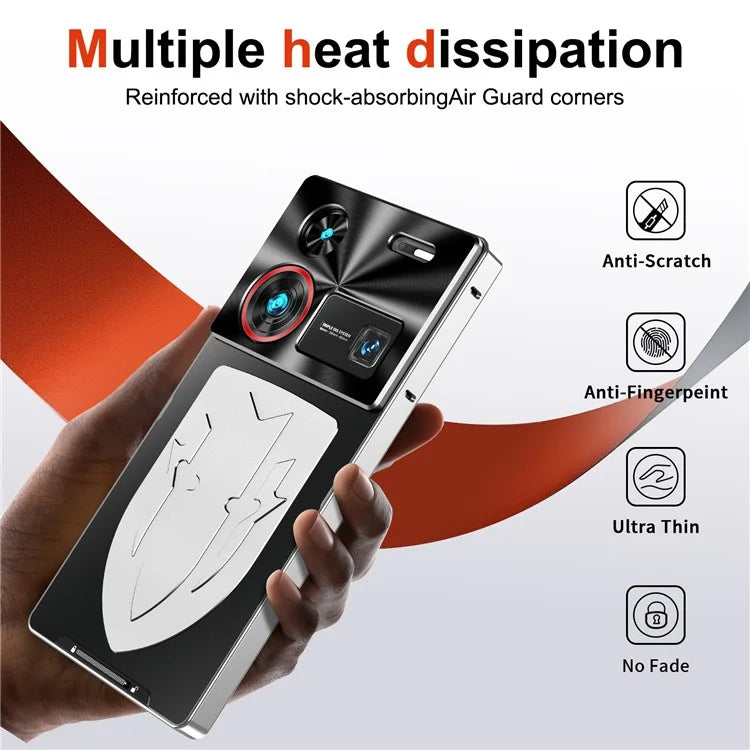 For ZTE nubia Z60 Ultra Case Aluminium Alloy+PC Phone Cover Graphene Heat Dissipation