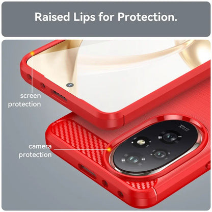For Honor 200 Pro 5G Case Brushed Soft TPU Anti-Fall Phone Protective Cover