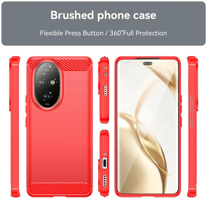 For Honor 200 Pro 5G Case Brushed Soft TPU Anti-Fall Phone Protective Cover