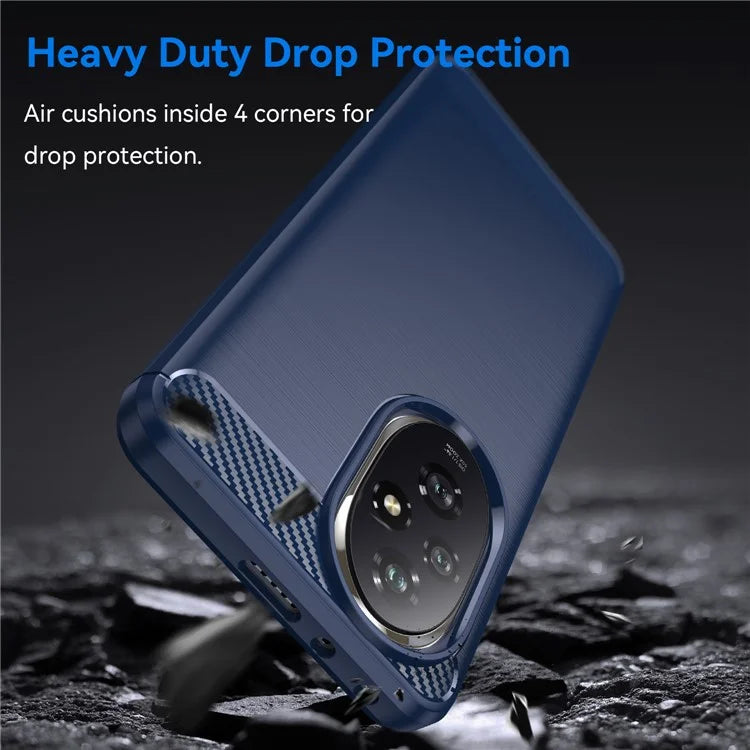 For Honor 200 Pro 5G Case Brushed Soft TPU Anti-Fall Phone Protective Cover