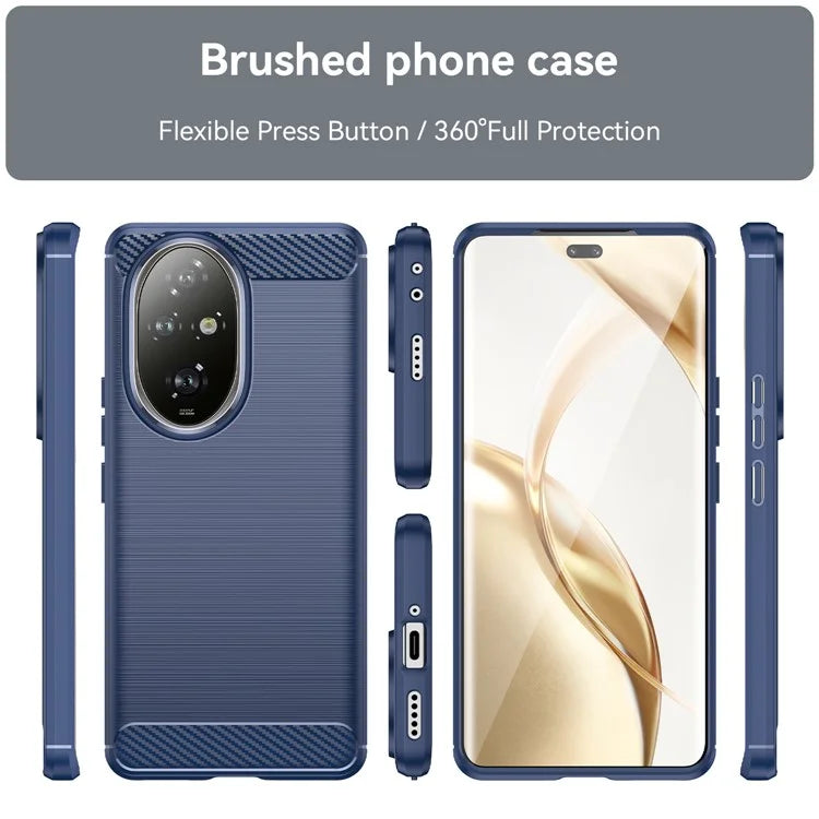 For Honor 200 Pro 5G Case Brushed Soft TPU Anti-Fall Phone Protective Cover