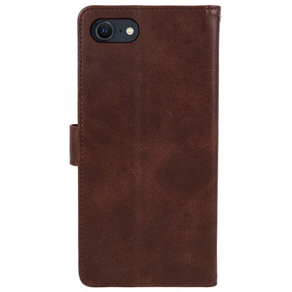 For iPhone SE (2024) Case Calf Texture Leather Phone Cover Full Shockproof Protection