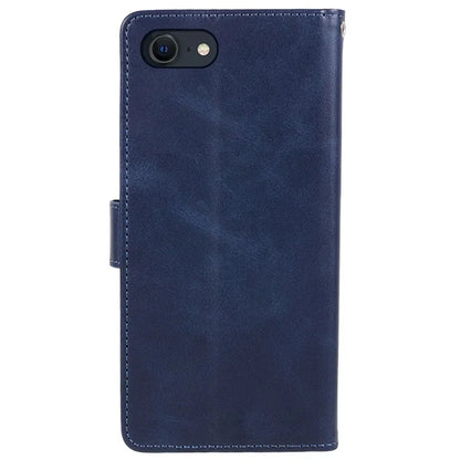 For iPhone SE (2024) Case Calf Texture Leather Phone Cover Full Shockproof Protection