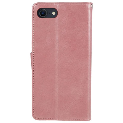 For iPhone SE (2024) Case Calf Texture Leather Phone Cover Full Shockproof Protection