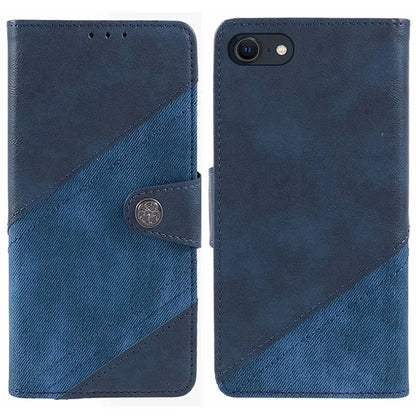 For iPhone SE (2024) Case Splicing PU Leather Wallet Stand Phone Cover