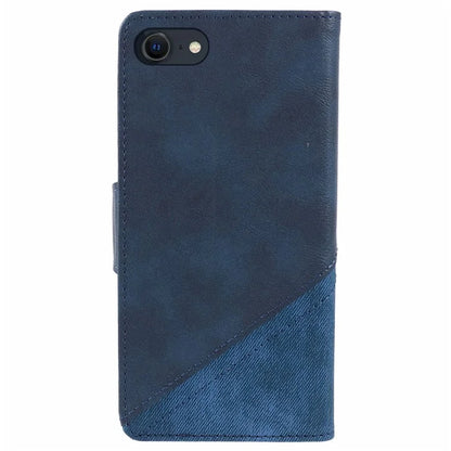 For iPhone SE (2024) Case Splicing PU Leather Wallet Stand Phone Cover