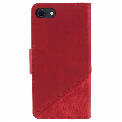 For iPhone SE (2024) Case Splicing PU Leather Wallet Stand Phone Cover