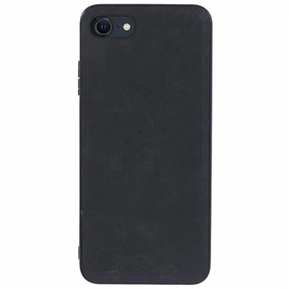 For iPhone SE (2024) Case PU Leather Coated PC+TPU Retro Phone Cover