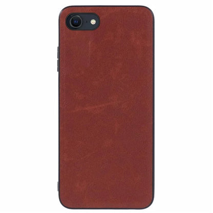 For iPhone SE (2024) Case PU Leather Coated PC+TPU Retro Phone Cover