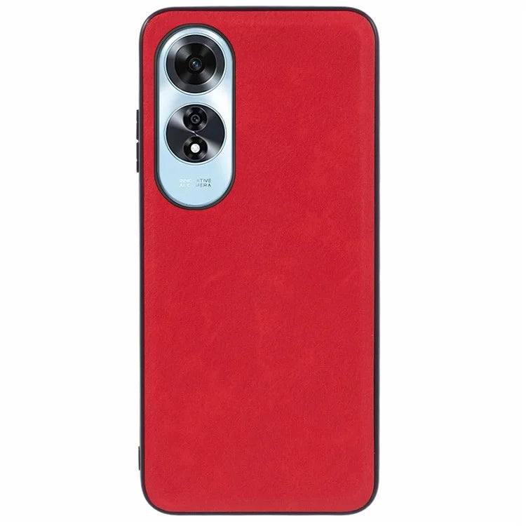 For Oppo A60 4G Case Retro PU Leather Slim Back Cover