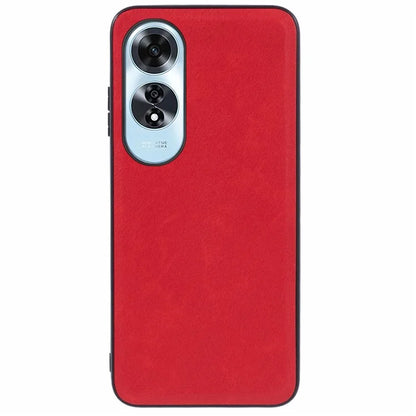 For Oppo A60 4G Case Retro PU Leather Slim Back Cover