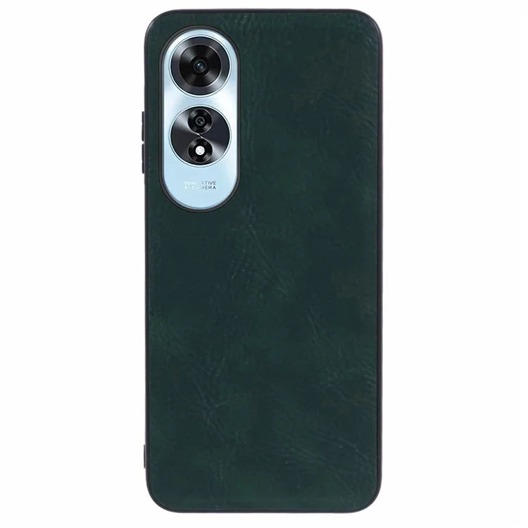 For Oppo A60 4G Case Retro PU Leather Slim Back Cover