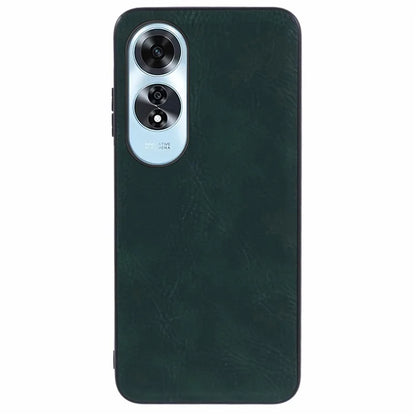 For Oppo A60 4G Case Retro PU Leather Slim Back Cover