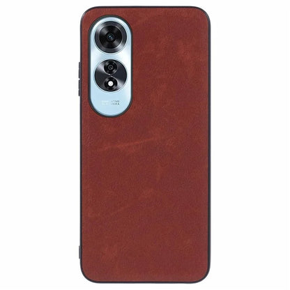 For Oppo A60 4G Case Retro PU Leather Slim Back Cover