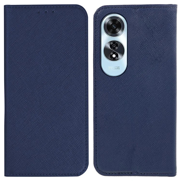 For Oppo A60 4G Case Strong Magnetic Closing Leather Phone Cover