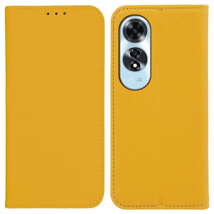 For Oppo A60 4G Case Strong Magnetic Closing Leather Phone Cover
