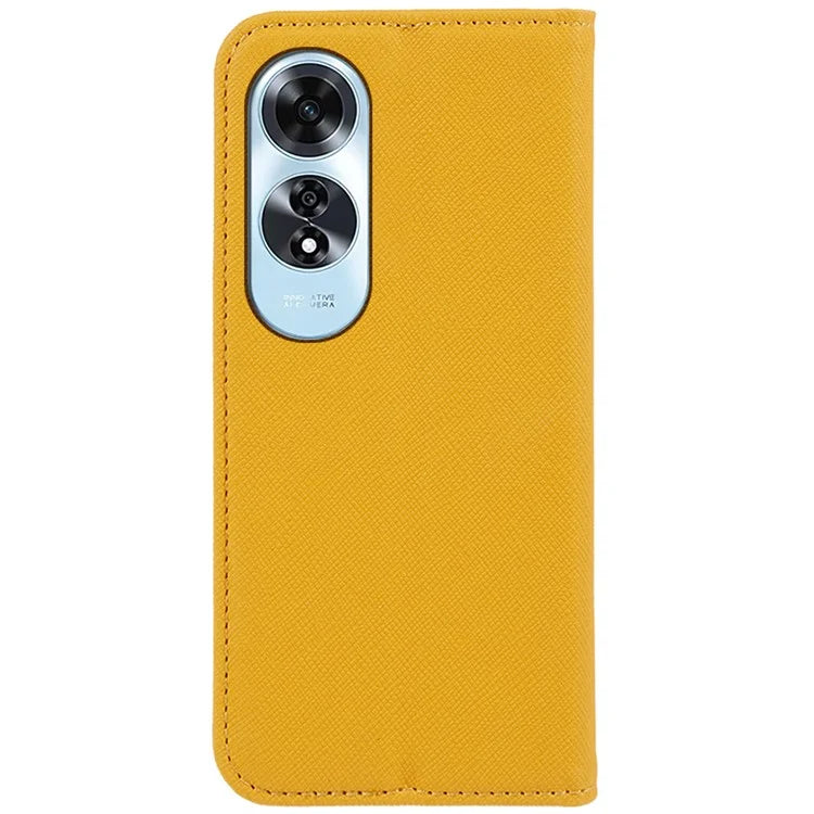 For Oppo A60 4G Case Strong Magnetic Closing Leather Phone Cover