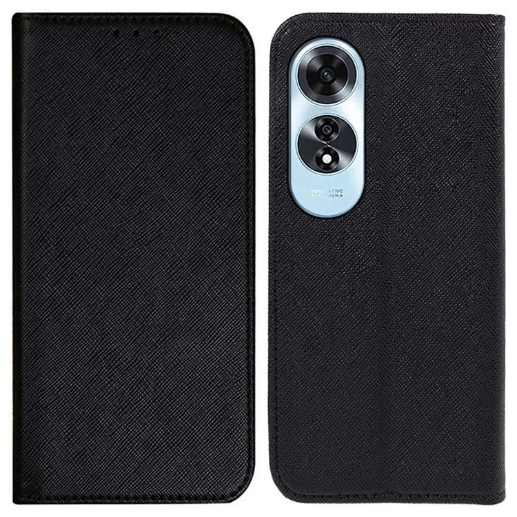For Oppo A60 4G Case Strong Magnetic Closing Leather Phone Cover