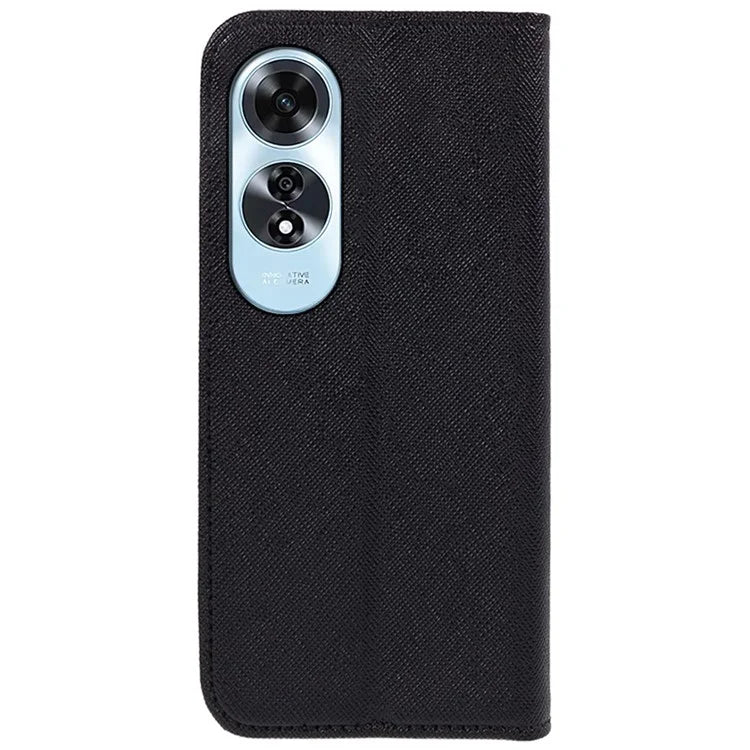 For Oppo A60 4G Case Strong Magnetic Closing Leather Phone Cover