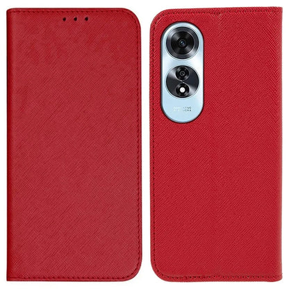For Oppo A60 4G Case Strong Magnetic Closing Leather Phone Cover