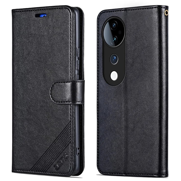 AZNS For vivo S19 Pro 5G Wallet Case Folding Stand PU Leather Phone Cover