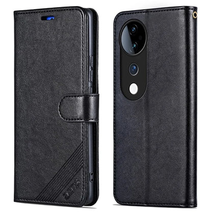 AZNS For vivo S19 Pro 5G Wallet Case Folding Stand PU Leather Phone Cover