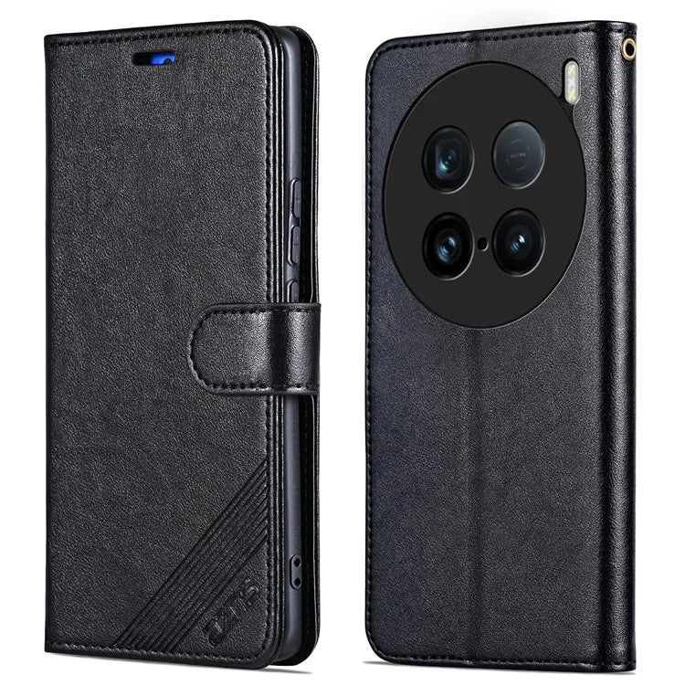 AZNS For vivo X100 Ultra 5G Protective Case Stand PU Leather Wallet Phone Cover