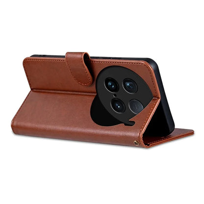 AZNS For vivo X100 Ultra 5G Protective Case Stand PU Leather Wallet Phone Cover